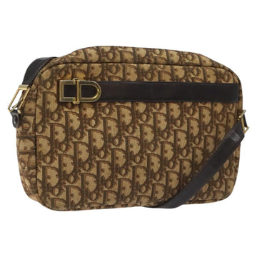 Christian Dior Vintage Trotter Shoulder Bag Canvas Brown Canvas Bag ()