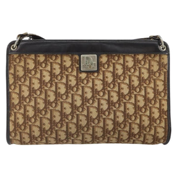 Christian Dior Vintage Trotter Shoulder Bag Canvas Brown Canvas Shoulder Bag Bag ()