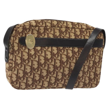 Christian Dior Vintage Trotter Shoulder Bag Canvas Brown Canvas Shoulder Bag Bag ()