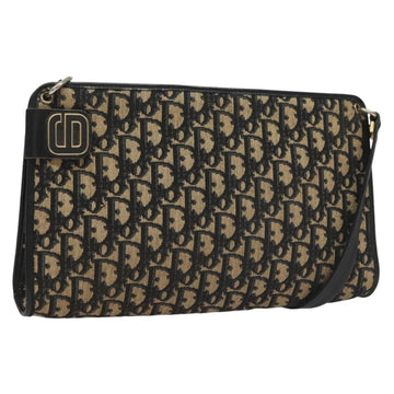 Christian Dior Vintage Trotter Shoulder Bag Canvas Navy Canvas Shoulder Bag Bag ()