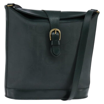 Christian Dior Vintage Trotter Crossbody Bag Canvas Green Canvas Shoulder Bag Bag ()