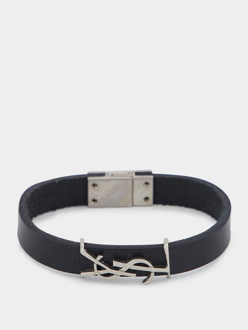 Cassandre Silver Leather Bracelet