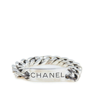 Chanel Logo Plate Metal Bracelet