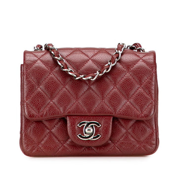 Chanel Coco Mark Matelasse Caviar Skin Shoulder Bag