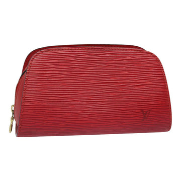 LOUIS VUITTON Epi Dauphine PM Pouch Castilian Red M48447 LV Auth ti2011