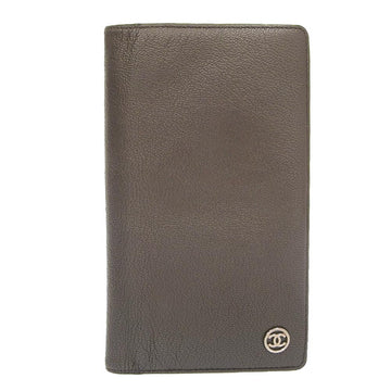 Top Quality Chanel Metallic Leather Bifold Long Wallet