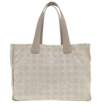 Top Quality Chanel Nylon Leather/canvas Tote MM A15991 Beige
