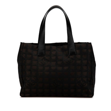 Chanel New Travel Line Nylon Leather Tote Bag