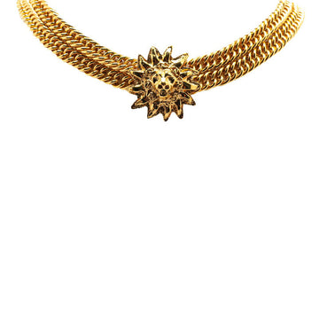 Chanel Lion Double Chain Necklace