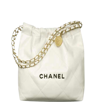 CHL 22 SMALL BAG WHITE 14.4 INCHES/ 37 CM