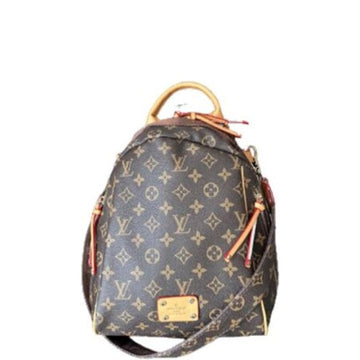 LUV BACKPACK MONOGRAM BROWN 29CM
