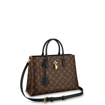 LUV FLOWER TOTE BAG 34CM BROWN M43550