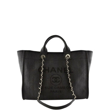 CHL CANVAS LARGE BLACK TOTE BAG 38CM A66941