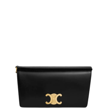 CE BAG TRAPEZE TRIOMPHE BAG IN SHINY CALFSKIN BLACK