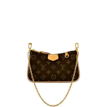 LUV MONOGRAM POCHETTE BROWN 20CM