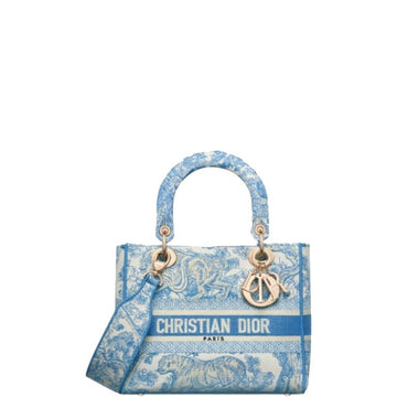 DIR MEDIUM LADY D-LITE CORNFLOWER BLUE TOILE EMBROIDERY 24CM