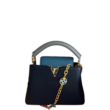 LUV CAPUCINES TAURILLON COWHIDE NAVY BLUE 27CM M20845