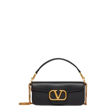 VLA LOE CALFSKIN SHOULDER BAG IN BLACK 1W2B0K30ZXL0NO