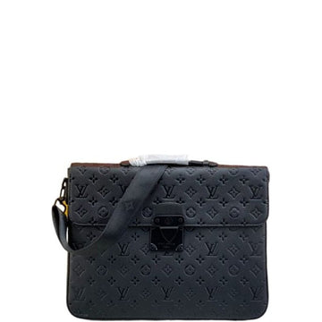 LUV S LOCK BRIEFCASE BLACK 39CM