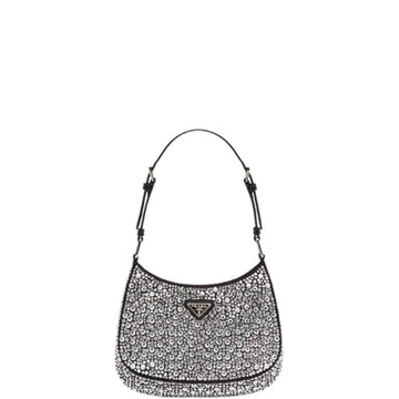 PR CLEO SATIN BAG WITH CRYSTALS METAL 1BC169 2AWL F063R V HOO