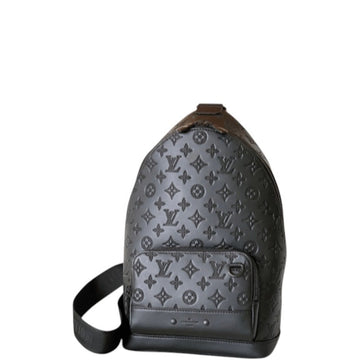 LUV RACER SLINGBAG MONOGRAM PATTERN BLACK 16.5IN/42CM