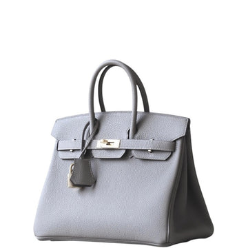 HM BIRKIN 25 TOGO GREY LEATHER GOLD HARDWARE 25CM