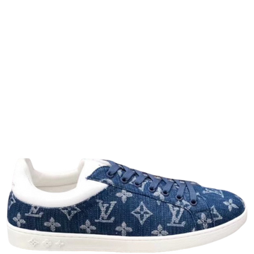 LUV LUXEMBOURG SNEAKER MONOGRAM CANVAS BLUE