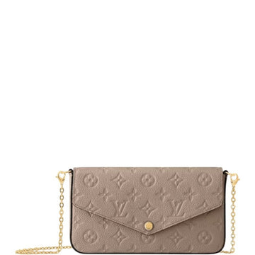 LUV FELICIE POCHETTE BAG GRAY TOURTERELLE 21CM