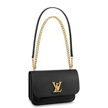 LUV LOCKME CHAIN 23CM BLACK BAG