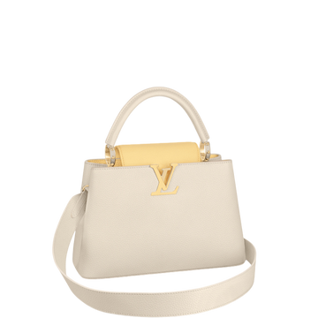 LUV CAPUCINES MM 31CM PLUME YELLOW