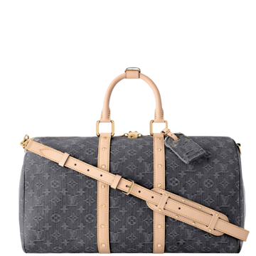 LUV KEEPALL BANDOULIÈRE 45 DENIM CLOUDY GRAY 45CM M13748