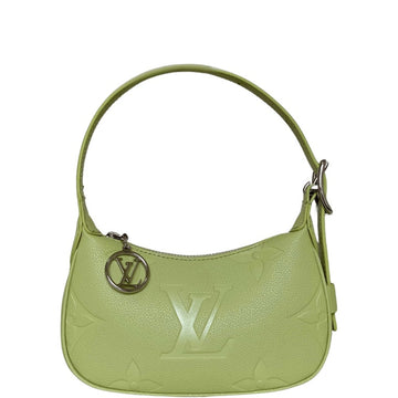 LUV MONOGRAM EMPREINTE GREEN SHOULDER BAG 20CM M82391