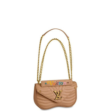 LUV NEW WAVE CHAIN BAG BROWN 25CM M55206