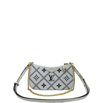 LUV EASY POUCH ON STRAP WHITE 19CM