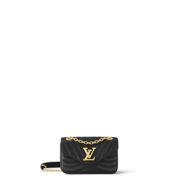 LUV NEW WAVE CHAIN BAG BLACK 21CM