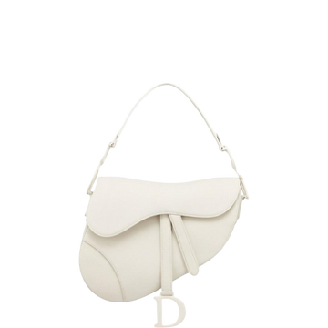 DIR SADDLE SMOOTH LEATHER WHITE