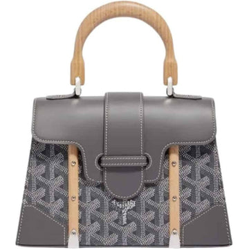 GY SAÏGON STRUCTURÉ MINI BAG GREY 22CM
