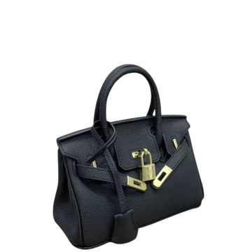 HM BIRKIN MINI GOLD HARDWARE EPSOM BLACK 20CM