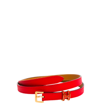 HM LEATHER  BELTS POP H RED 15MM
