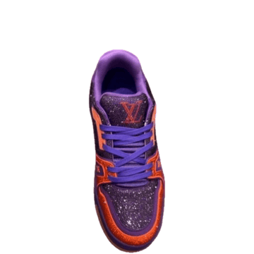 LOUIS VUITTION LV TRAINER SNEAKER PURPLE