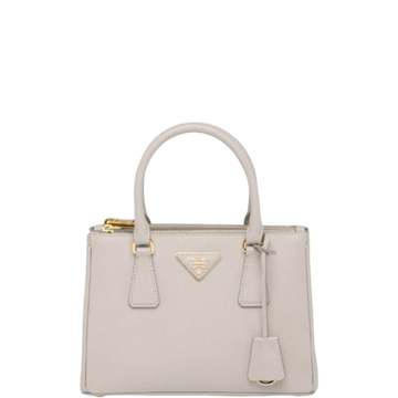 PR SMALL GALLERIA SAFFIANO LEATHER BAG PUMICE STONE 1BA896NZVF0D32VOOO