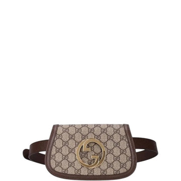 GG BLONDIE BROWN BELT BAGS 90CM