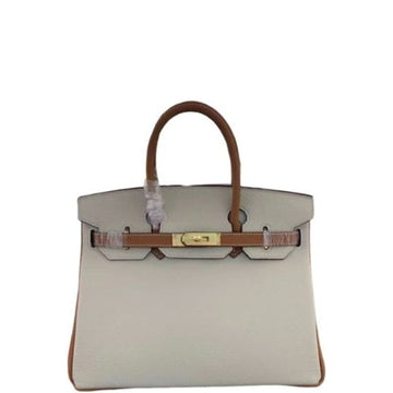 HM BIRKIN TOGO LEATHER GOLD HARDWARE BEIGE BROWN 30CM