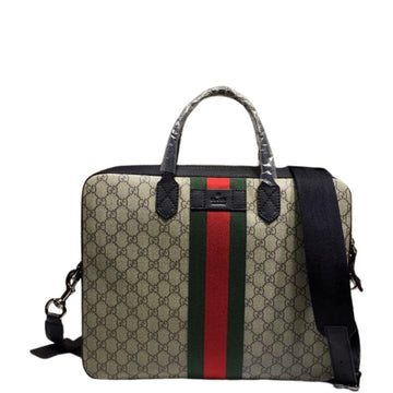 GG MEN SUPREME BAG WEB BRIEFCASE