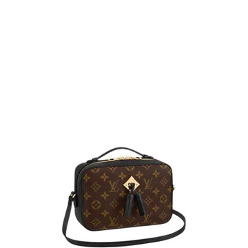 LUV SAINTONG MONOGRAM CANVAS BLACK 22CM