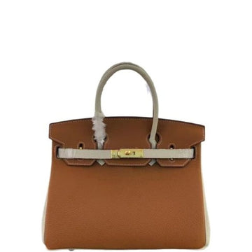 HM BIRKIN TOGO LEATHER GOLD HARDWARE BROWN 30CM