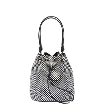 PR EMBELLISHED SATIN POUCH CRYSTAL COLOR 18CM