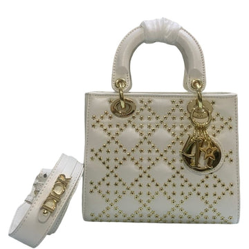 DIR MINI LADY DIR LUCKY STAR BAG WHITE 17CM