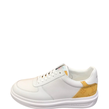 LUV Rivoli Sneaker Monogram Metallic Canvas White/Yellow