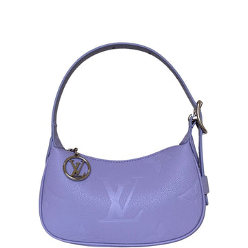 LUV MONOGRAM EMPREINTE PURPLE SHOULDER BAG 20CM M82391